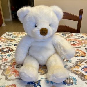 Russ Berrie Comfy White Teddy Bear Plush